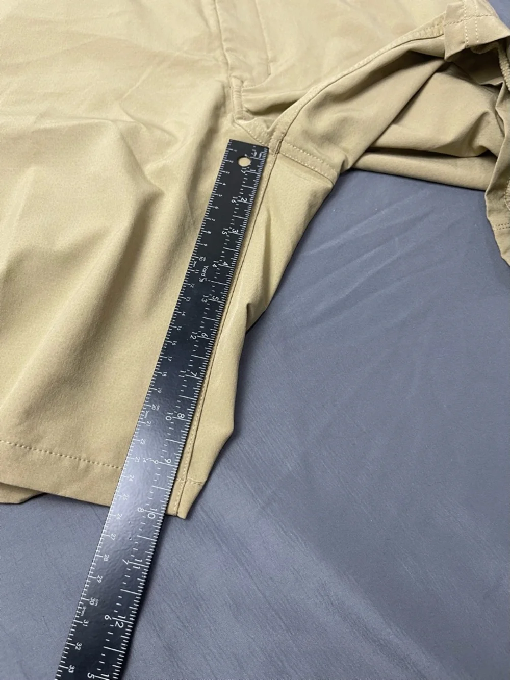 The North Face‎ FlashDry Tan Polyester Cargo Mens Hiking Short Size 30